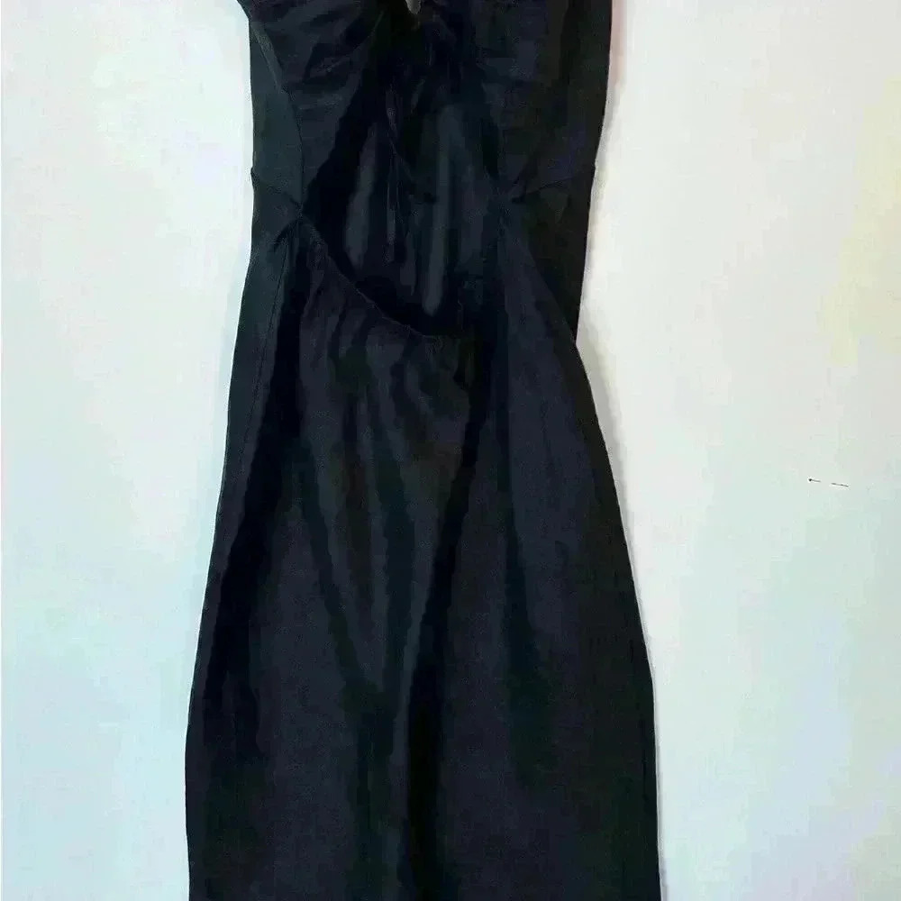 & Other Stories Open-Back 100% Linen Strappy Dress - Picture 10 of 12